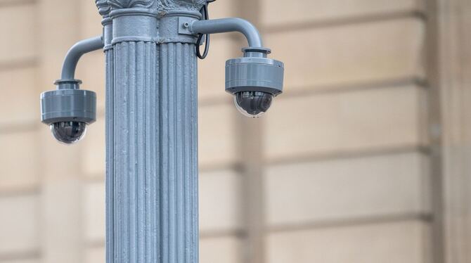 Videoüberwachung in der Stuttgarter Innenstadt