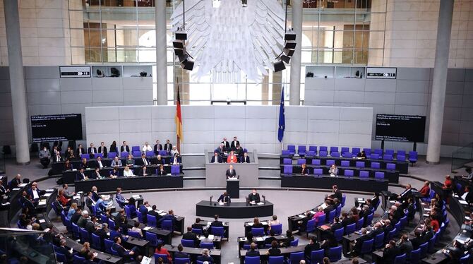 Scholz im Bundestag