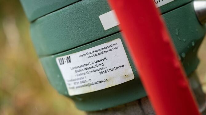 Grundwassermessstelle in Baden-Württemberg