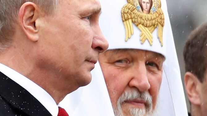Wladimir Putin und Patriarch Kirill
