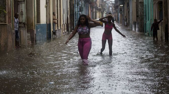 Unwetter in Havanna