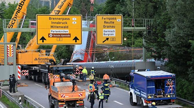 Tote bei Zugunglück in Oberbayern