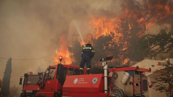 Waldbrand in Griechenland