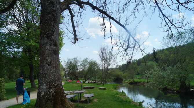 Erholung pur entlang der Lauchert.