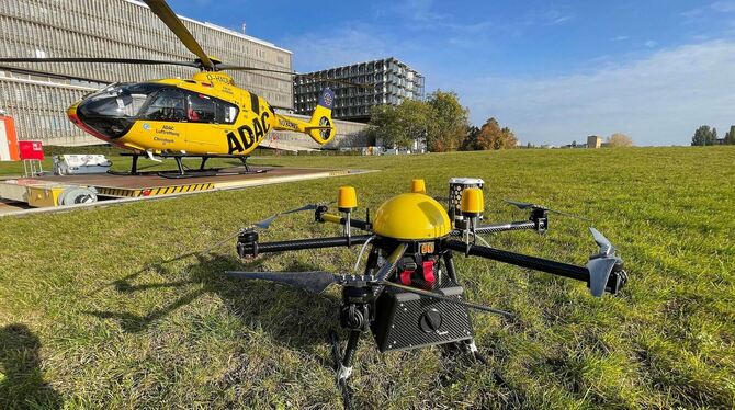 Drohne für eilige Bluttransporte