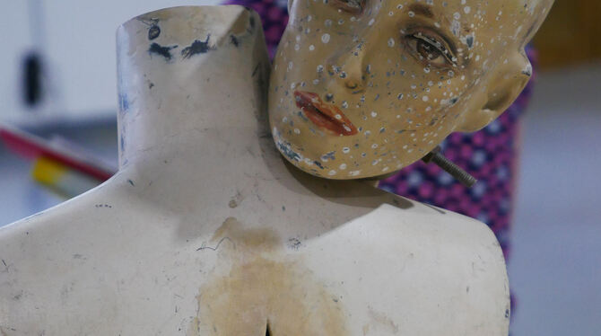 Plastik von Vivan Sundaram in der Triennale Kleinplastik in Fellbach. Die Schau ist bis 3. Oktober geöffnet, Dienstag bis Freita