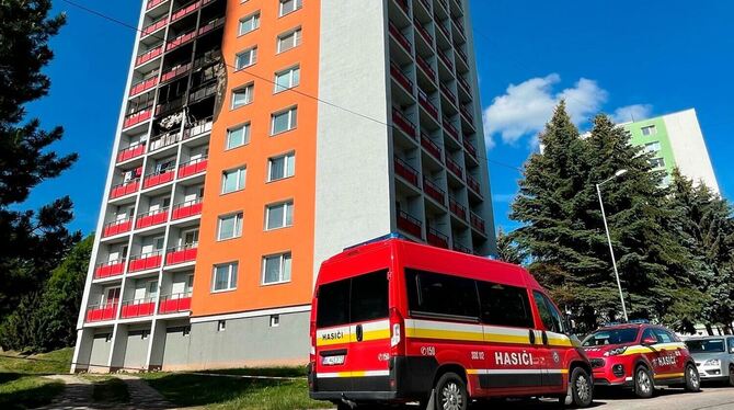 Wohnhausbrand in Slowakei