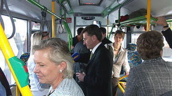 Im Expresso: Von Tübingen nach Reutlingen fuhr Oettinger Bus.
GEA-FOTO: CO