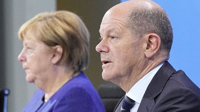 Scholz verteidigt Merkels Aussöhnungsversuch mit Russland