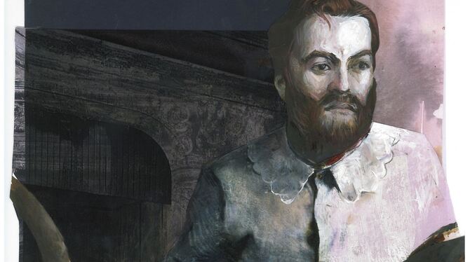 Illustration aus »Shakespeares Hamlet« von  Bruno Blume/Susanne Janssen.