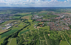 Gomaringen aus der Vogelperspektive.