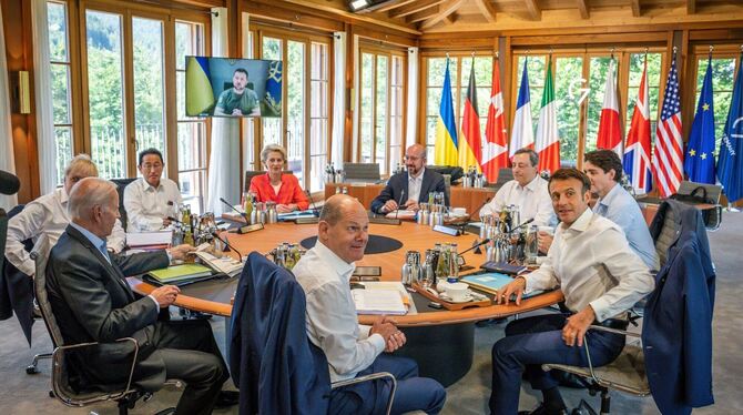 Selenskyj-Schalte bei G7-Gipfel