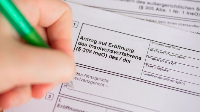 Weniger Verbraucherinsolvenzen