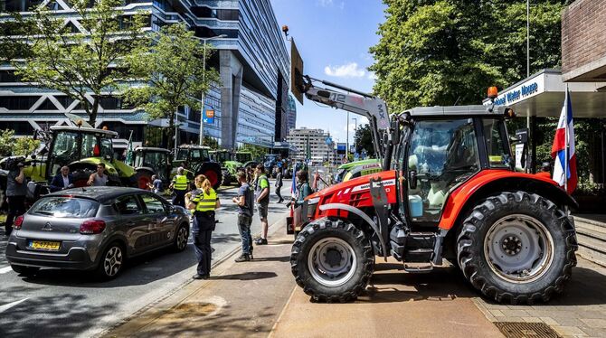 Bauernprotest in den Niederlanden