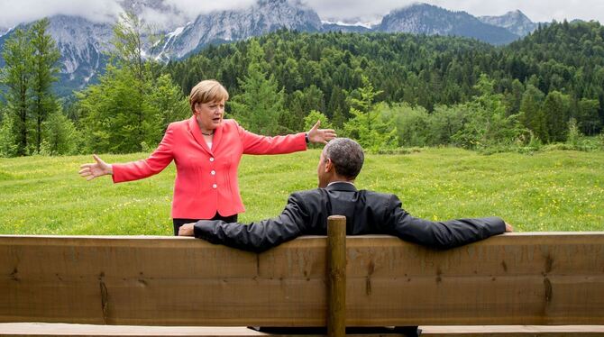 »Merkel - Obama« Bank