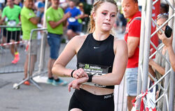 Zum ersten Mal Siegerin beim Altstadtlauf: Leah Hanle. 