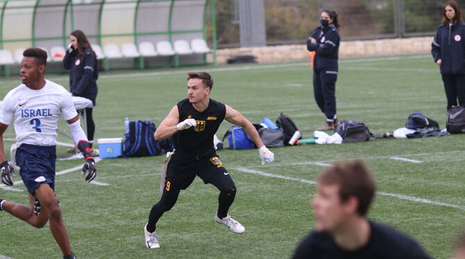 Fiebert den World Games in den USA entgegen: Der  Reutlinger  Footballer  Kai Singer.  FOTO: PRIVAT