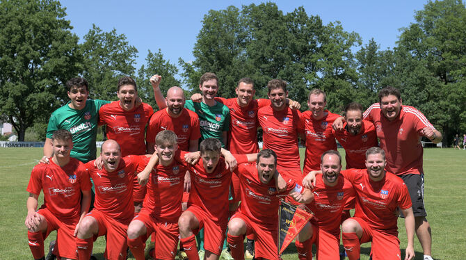 Der SV Ohmenhausen wurde mit 63 Punkten aus 22 Spielen und 105:13 Toren Meister in der Kreisliga B, Staffel 4, und spielt künfti