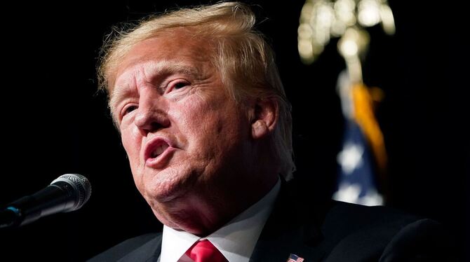 Ehemaliger US-Präsident Trump Ehemaliger US-Präsident Trump