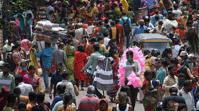 Wochenmarkt in Indien