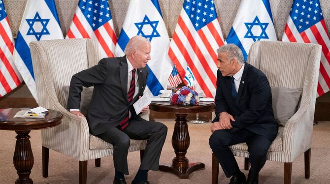 Lapid und Biden