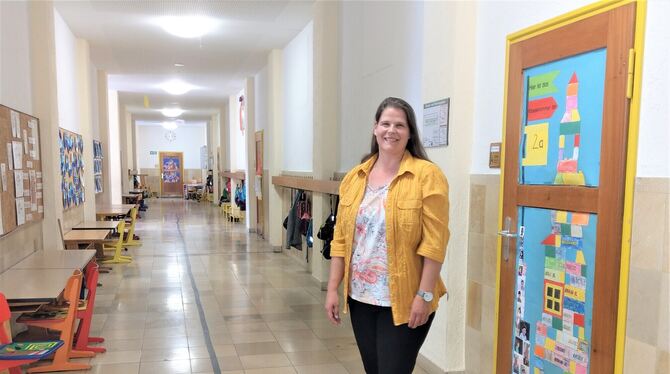 Kerstin Stengl-Mozer wird am kommenden Mittwoch offiziell als Rektorin der Laiblinschule eingesetzt.  FOTO: BÖHM