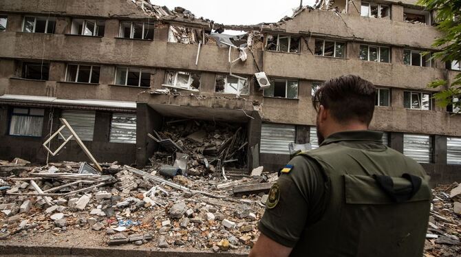 Zerstörung in Mykolajiw