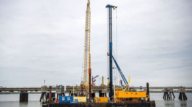 LNG-Terminal-Anleger in Wilhelmshaven