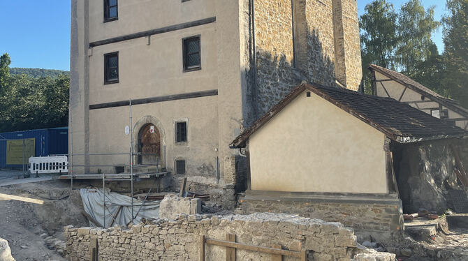 Die Grabungsarbeiten an der Klosterkirche sollen demnächst abgeschlossen werden.