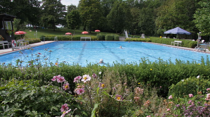 Freibad Öschingen Das Öschinger Freibad.