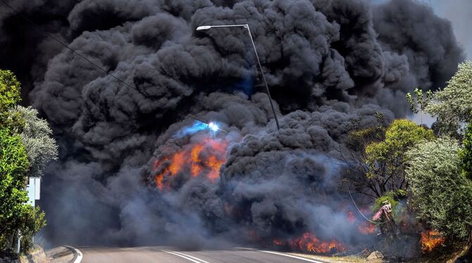 Waldbrände in Griechenland