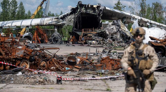 Soldat in Hostomel Soldat in Hostomel