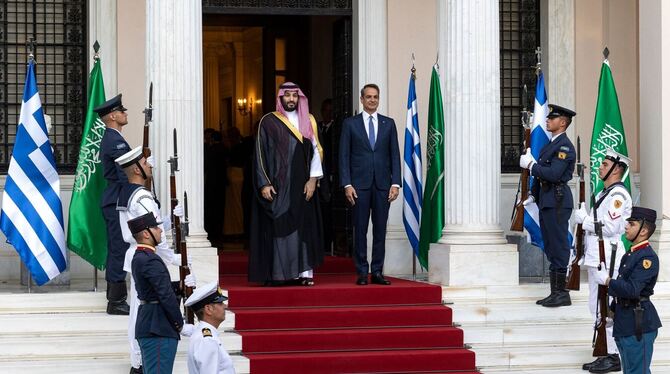 Kronprinz von Saudi-Arabien in Griechenland