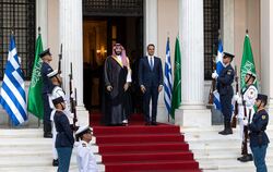 Kronprinz von Saudi-Arabien in Griechenland
