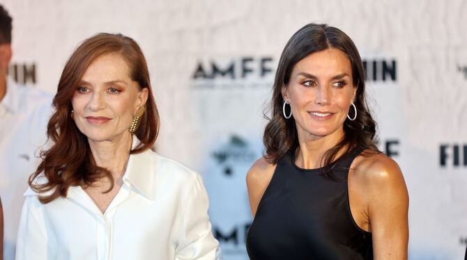 Königin Letizia & Isabelle Huppert