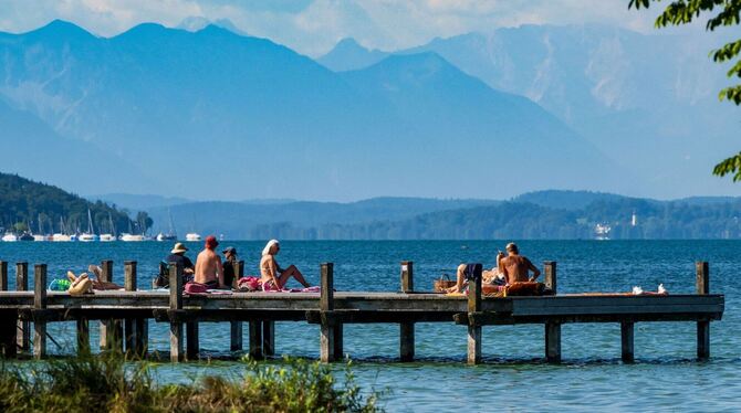 Sommerwetter am Starnberger See