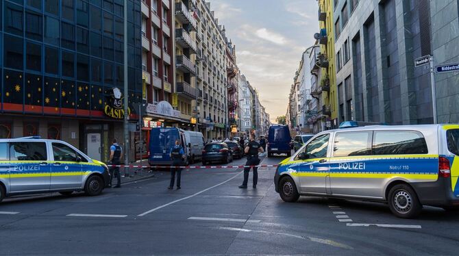 Polizeieinsatz in Frankfurt Polizeieinsatz in Frankfurt
