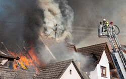 Sechs Wohnhäuser im Ortenaukreis stehen in Flammen