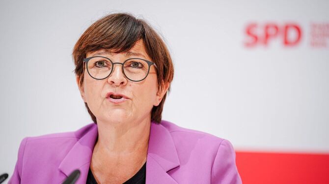 SPD-Bundesvorsitzende Saskia Esken