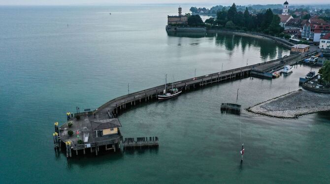 Morgentlicher Dunst am Bodensee