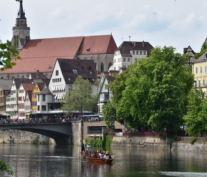 Der Neckar in Tübingen.