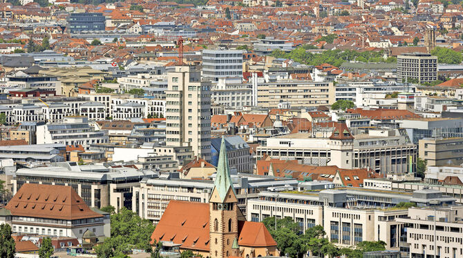 Wohnort Stuttgart: Die Nachfrage nach Wohnungen ist groß, Bereitstellung von bezahlbarem Wohnraum eine Dauersorge.  FOTO: LG/RET