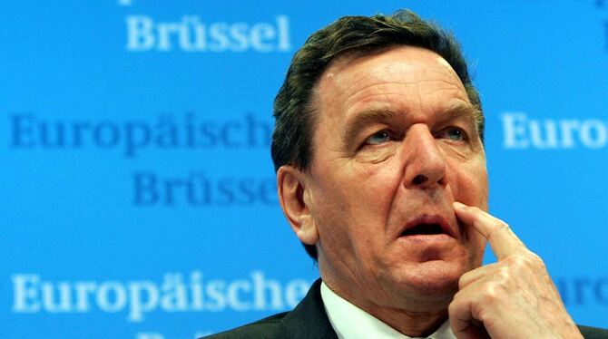 Ex-Kanzler Schröder Ex-Kanzler Schröder