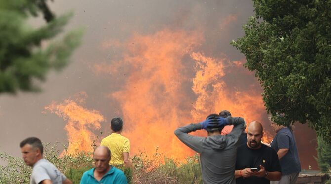 Waldbrände in Spanien