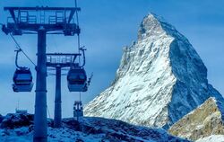 Gondeln am Matterhorn