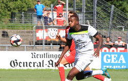 Erfolgshungrig: Onesi Kuengienda vom SSV Reutlingen.  FOTO: REISNER