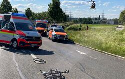 Wenn schnelle Hilfe gefragt ist, kommen Rettungshubschrauber zum Einsatz, wie bei diesem Unfall im Mai in Metzingen. FOTO: PRIVA