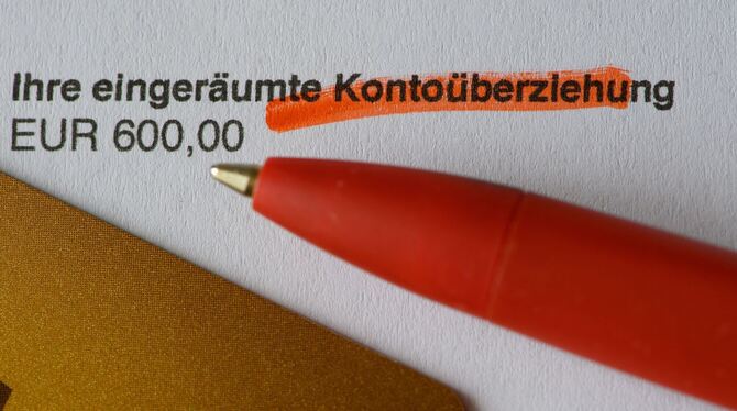 Kontoüberziehung