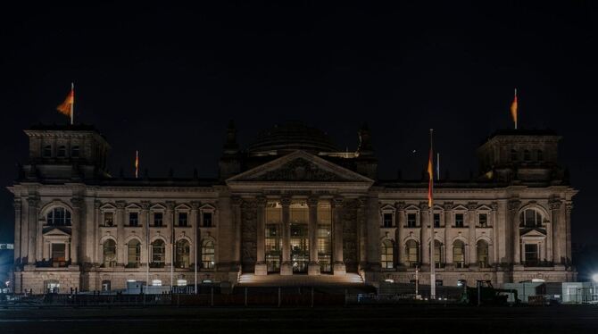 Dunkler Reichstag