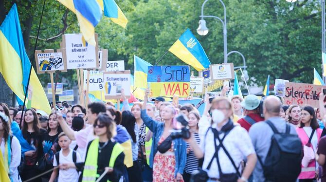 Ukraine-Demo in Berlin